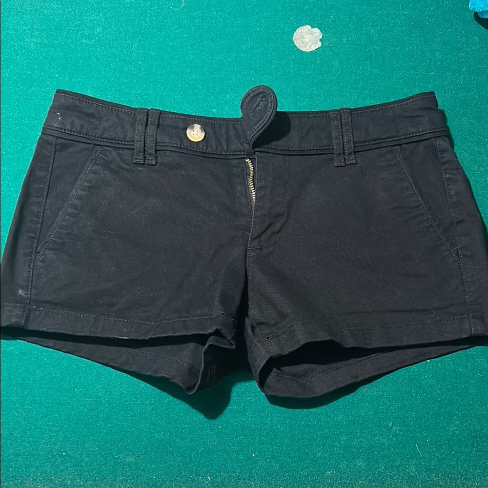 Women's Black Casual Shorts
